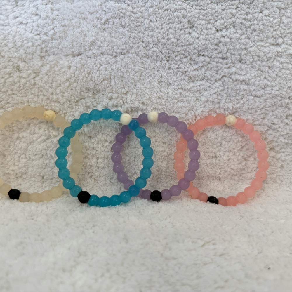 Lokai Multicolor Beaded Bracelets Set of 4